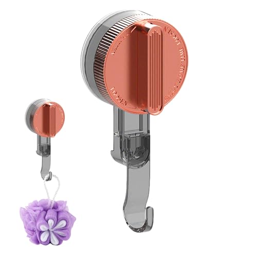 吸盤フック, タイルや鏡に取り付け可能な吸盤フック 強力で耐久性のある浴室用収納用品, 耐荷重 強力 取り外し可能 タオルハンガー 保管用 タイル ガラスドア 鏡 キッチン バスルーム