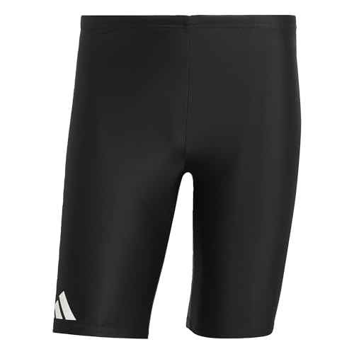 adidas Herren Solid Swim Jammers, Black/White, 42