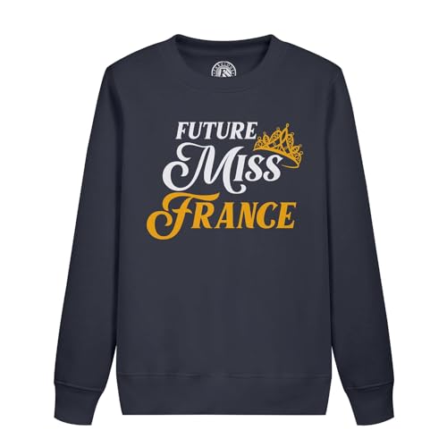 Sweatshirt enfant Future Miss France en coton confortable pour petite fille