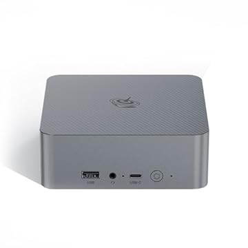 Beelink Mini PC EQR6 W11 Pro, AMD Ryzen 9 6900HX (8C/16T até 4,9GHz), 24GB DDR5 1TB NVME SSD Radeon 680M 12 núcleos 2400 MHz PSU embutido Mini PC computador com tela dupla