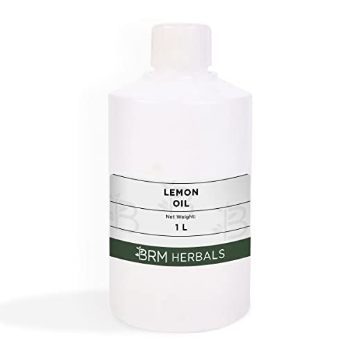Image of Lemon Essential Oil - Therapeutic & Cosmetic Grade - 1L For Aromatherapy, Diffuser, Soap Making, Cosmetic Making, Lotions, Creams, DIY Personal Care For Face, Hair, Skin & Body