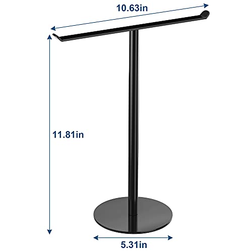 image for niffgaff Towel Rack T-Shape Hand Holder for Bathroom,Headband and Ligh