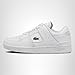 Lacoste Womens Court Cage Sneaker, WHT/WHT, 7.5