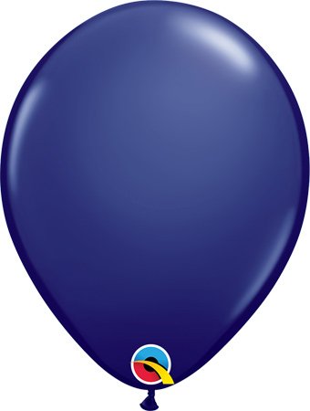 11" Qualatex Navy Latex Balloons (100 Count Bag)