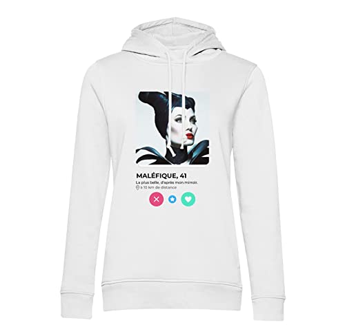 Sweat à capuche Maléfique au motif original de rencontre amoureuse et conte de fée