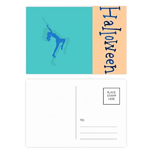 Cartes postales Halloween Blue Dances pour décorer votre intérieur et surprendre vos proches