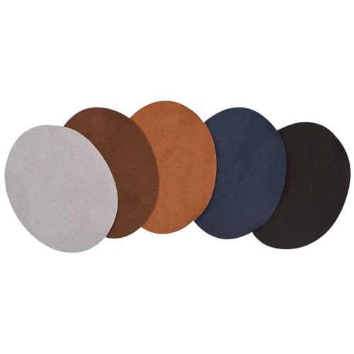 Fayelume 10PCS Iron on Patches 12.89.6cm Elbow Patches Elbow Patches Leather Patch Repair for Sweaters Clothes Jackets Clothes Pants