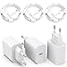 Produktbild [MFi Certified] 25W USB C Ladegerät,3er Pack iPhone Ladegerät und 2M iPhone Ladekabel*3, PD 3.0 USB C Schnellladegerät iPhone auf Lightning Kabel 2M für iPhone 14 Pro Max 13 12 11 XS SE iPad