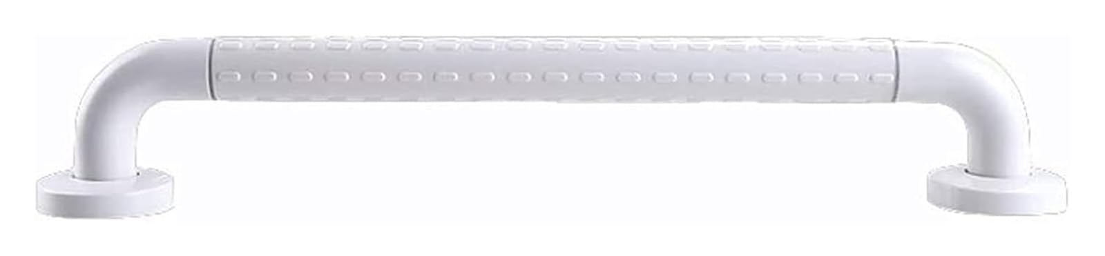Toilet Frame Bathroom Toilet Grab Handles Grab Bar Bathroom Handrails for The Elderly Safety Handles Barrier-Free Shatter-Resistant(White,48Cm)