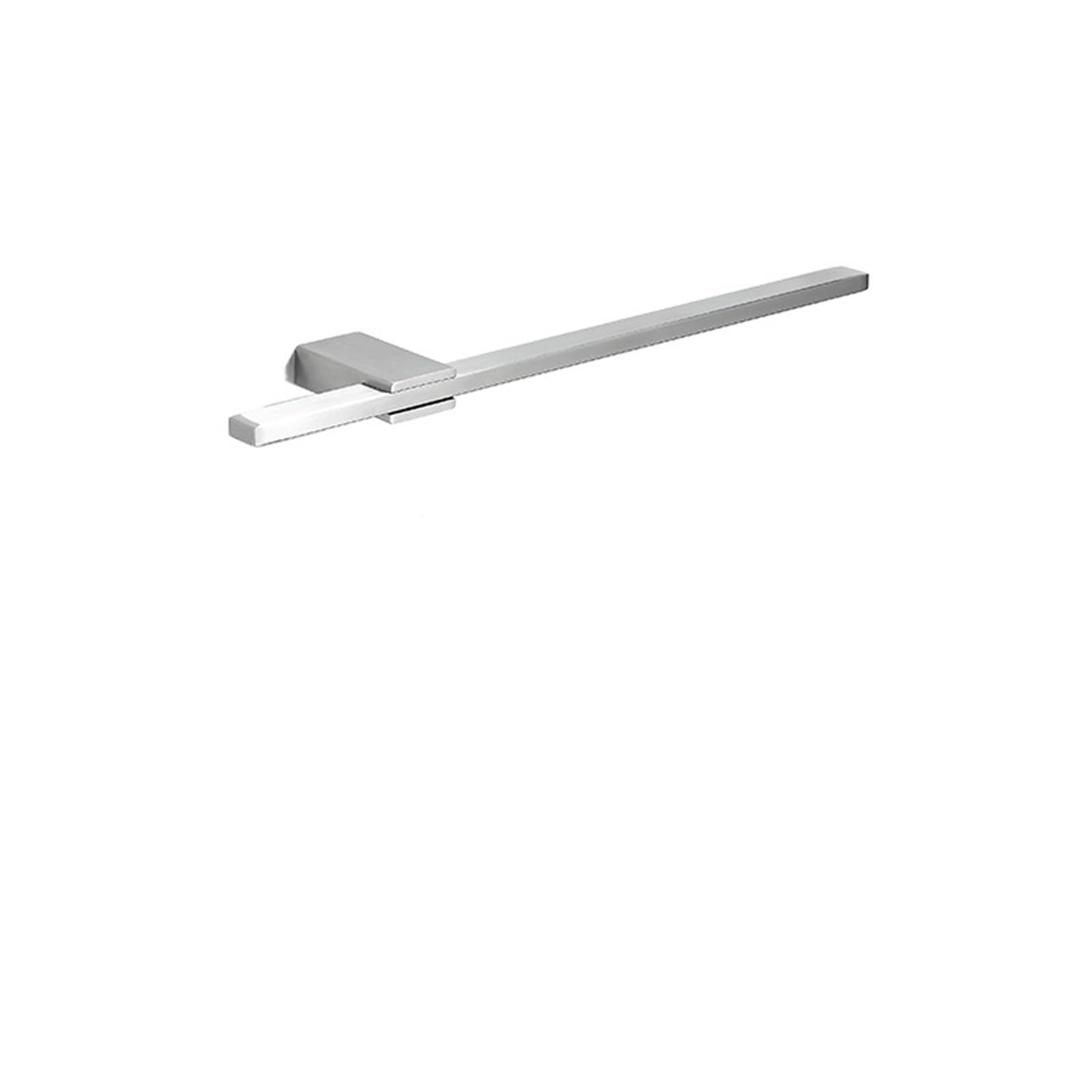 Towel Holder Towel Rack Movable Wall Mounted Bath Towel Holder Square Bathroom Shelf Kitchen Storage Hanger Space-Saving Towel Bar(40CM Color 02)