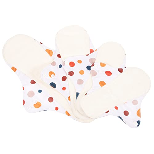 Gleavi 8 Pcs Woman Menstrual Pad Pads For Women Reusable Pads Pad Napkin Girl Washable Bamboo Charcoal Fiber Washable Napkin Portable Pad #TOP3