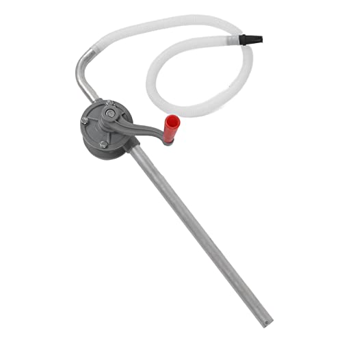 Xiuganpo Bomba Rotativa de 5 Litros Bomba de Aceite Manual Portátil Fácil Operación para Gasolina Queroseno, de Transferencia Manual de Sellado Fuerte y Duradera para Aceite Lubricante Material de