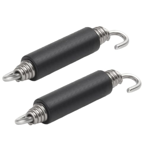 GXGM 2 Pièces 85 mm Acier Inoxydable Ressorts de Pot D’échappement pour Moto,Ressorts de Tuyaux D'échappement pour Moto Scooter ATV