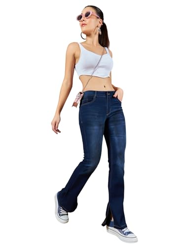 Image of Dolce Crudo High Rise Bootcut Jeans for Women