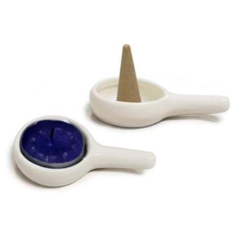 3pcs Healeved Ceramic Candle Holders Cover