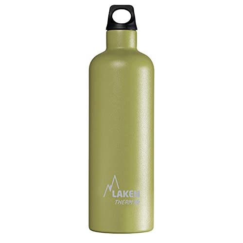 Botella térmica acero inox. 18/8-0,75L - Kaki