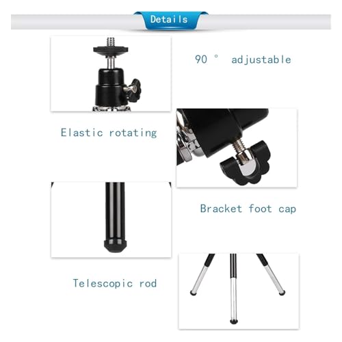 Trípode de cámara flexible para cine en casa y videollamadas 4