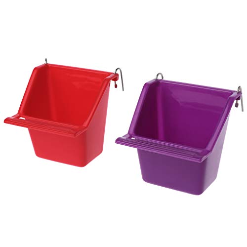 Selma. Plastic Parrot Bird Feeder Bowl Water Drinking Device Bird Pigeons Feeding Cup