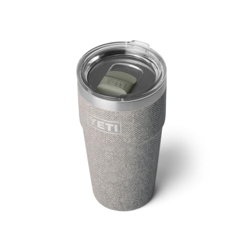 Image of YETI Rambler 20 oz Stackable Tumbler, Stainless Steel, Vacuum Insulated with MagSlider Lid