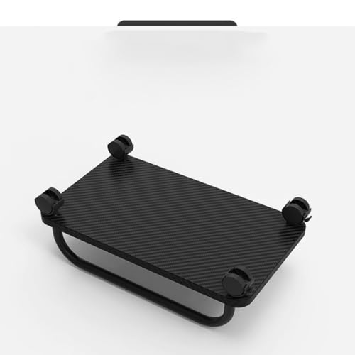 Soporte para CPU con bandeja de almacenamiento ampliada y sistema de polea para escritorio miniatura 4