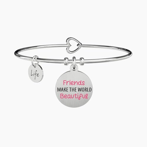 KIDULT - Bangle con scritta Amicizia