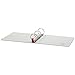 Cardinal 3 Ring Binder, 3 Inch Premier Easy Open Binder, ONE-Touch Locking Round Rings, 575-Sheet Capacity, ClearVue Cover, PVC-Free, White (11130CB)
