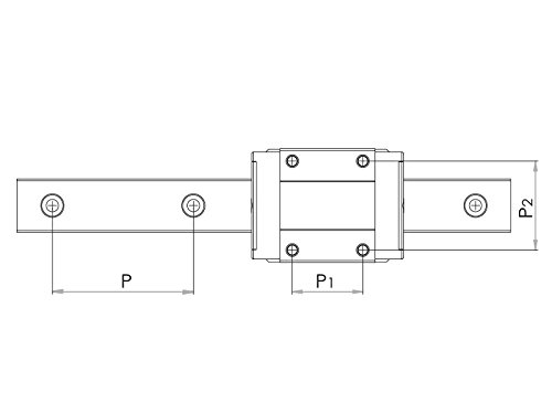 Linearwagen MR 07 ML-ZZ Blockmodell inkl. Schmiersystem