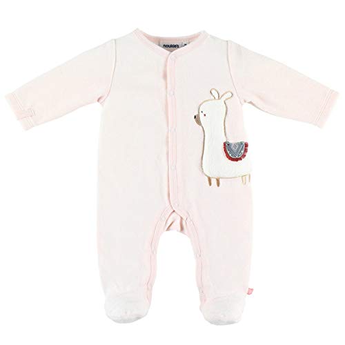 Noukie's Noukies Pyjama Rose en Velours Moris & Sacha Bébé Fille Primrose 3M