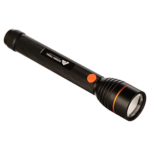 Ozark Trail Focusing Handheld Led Flashlight, Super Bright Powerful 700 Lumens Of Light, Durable Aluminum Casing, Large, Black (Model: Ft-Wz9700) #TOP5