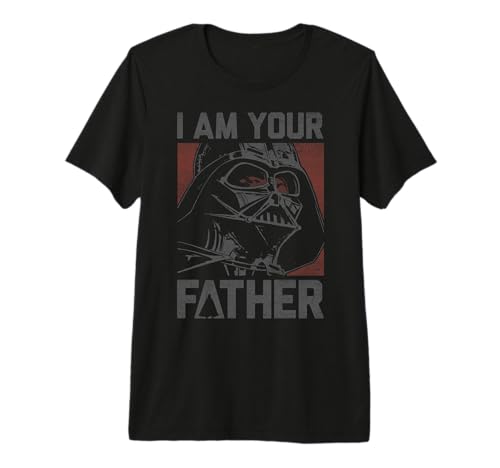 T-shirt Star Wars Darth Vader Premium de qualité supérieure en tissu peigné