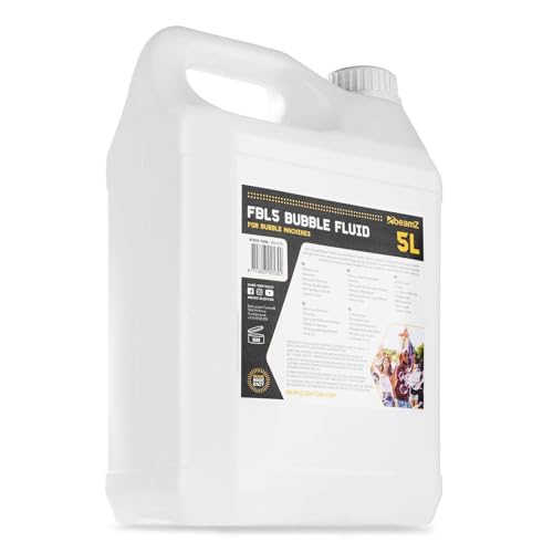 BeamZ FBL5 Seifenblasenflüssigkeit für Seifenblasenmaschinen 5L