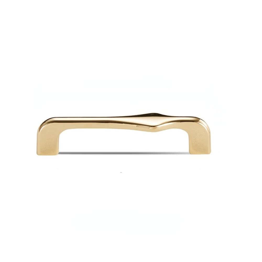 Boutons d'armoires de cuisine de luxe en alliage de zinc design dore epure