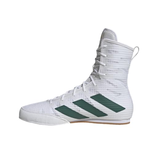 Adidas Unisex-Adult Box Hog 4 Boxing, White/Collegiate Green/Black, 10