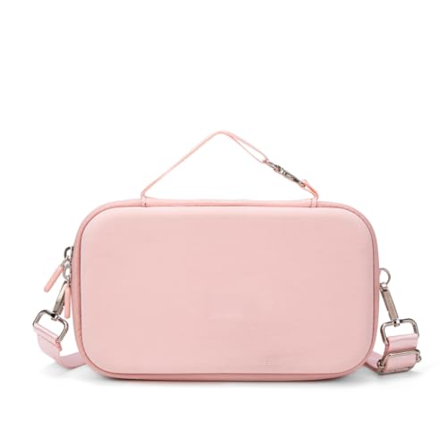 Pochette de protection Insta360 Luna Ultra rose pour voyage et rando