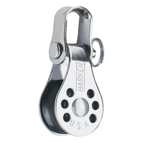 HARKEN Premium Sailing 22mm Single Micro Boat Block w/Shackle, Part 234 Cover