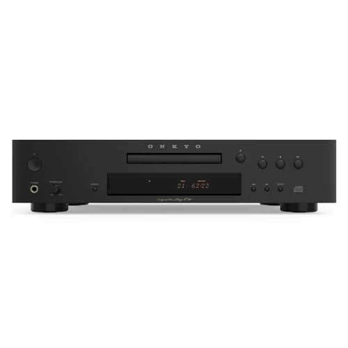 ONKYO C-30 Reproductor de CD con DAC 32 bit/768 kHz, negro