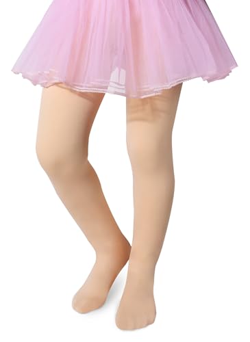 Henwarry Girls Thick Fleece Lined Tights Winter Warm Microfiber Cozy Tights2