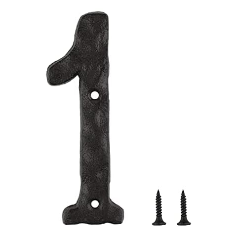 KINBOM 5.5 Inch Cast Iron House Number Cover