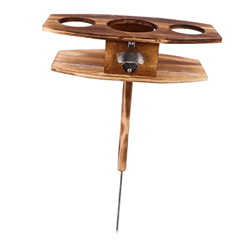 Table pliante pour vin stable pour éviter les verres renversés