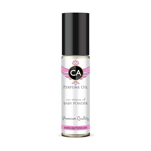 CA Perfume Impression of Baby Powder For Women & Men Body Oil Dupes Roll-On 0.3 Fl Oz/10ml
