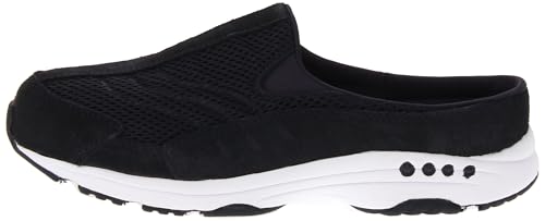 Easy Spirit Traveltime Women's Slip On, 8 B(M) US, Navy-White-Suede