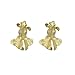 T Tulead Goldfish Animal Cabinet Pull Knobs Brass Drawer Dresser Handle Knob Decorative Furniture Hardware 2PCS with Screws