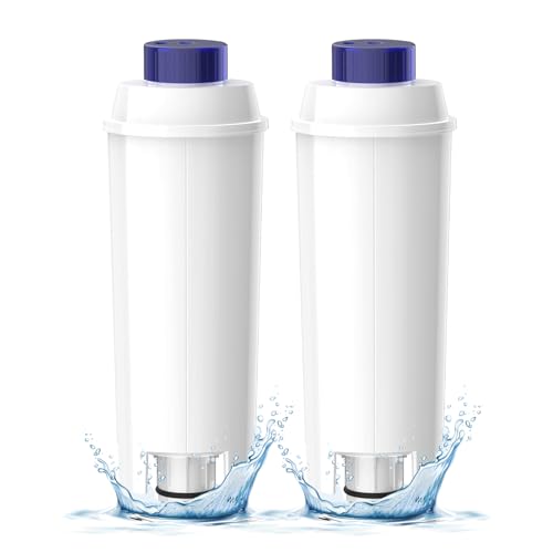 Oleic Filtres à Eau pour Machine à Café Delonghi Magnifica s, Filtre Delonghi Dinamica et Les Séries ECAM/ETAM/ESAM/BCO, Cartouche Filtrante DLSC002, Filtre Adoucir...