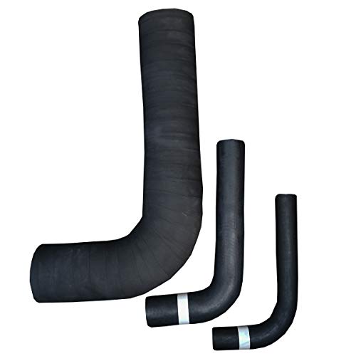 Tuyau d'eau de refroidissement coudé en caoutchouc EPDM - Différents degrés à 90° - Pour camion et voiture - Diamètre intérieur : 40 mm - Diamètre...