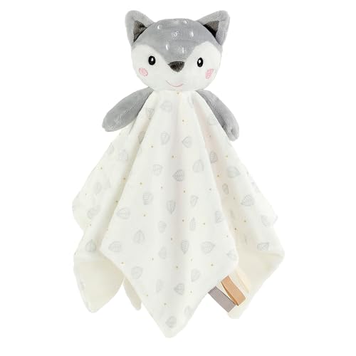 Image of CREVENT Cozy Plush Baby Security Blanket, Loveys for Baby Girls and Boys, Birthday (Unicorn + Deer)