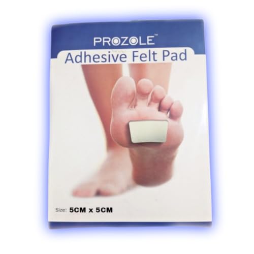 Image of Prozole Adhesive Felt Pads, 5x5 cm, for Feet, Dressing Pad