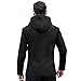 Rain Jacket,Spring Fashion Raincoat Fit Waterproof Dressy Zip Up Rain Jacket Windbreaker With Pockets Hood（Black,Large）