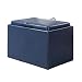 Convenience Concepts Designs4Comfort Modern Accent Storage Ottoman, Blue