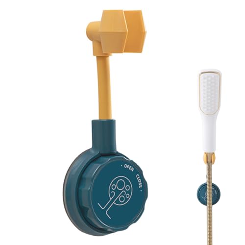 Duschhalterung Ohne Bohren, Duschkopfhalterung Saugnapf Verstellbar Handbrause Halterung, Duschkopfhalterung Ohne Bohren Duschkopfhalter Dusche Halterung für Badezimmer zu Hause