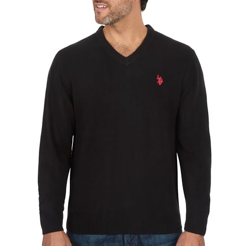 U.S. Polo Assn. Men's V-Neck Ultrasoft Trim Fit...